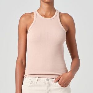 Agolde Ribbed Rayne Tank in Cabana size S